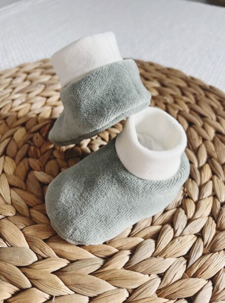 Chaussons chaussettes en velours