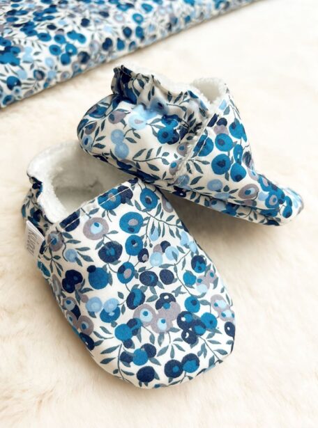 Chaussons Liberty Wiltshire Bleu